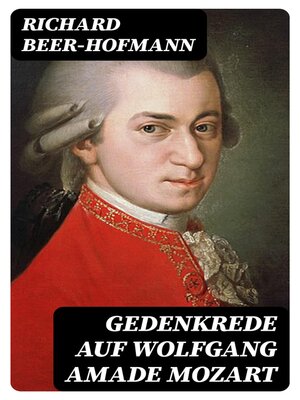 cover image of Gedenkrede auf Wolfgang Amade Mozart